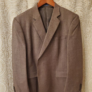 Stafford Merino Wool Sport Coat – 52R – Brown N.H.